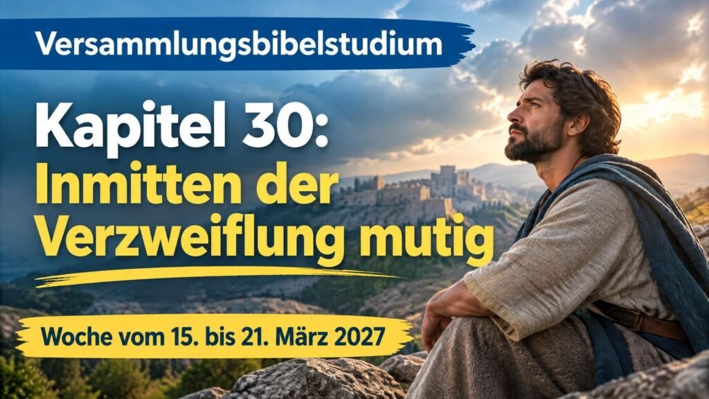 Versammlungsbibelstudium für die Woche vom 15. bis 21. März 2027 Versammlungsbibelstudium für die Woche vom 15. bis 21. März 2027