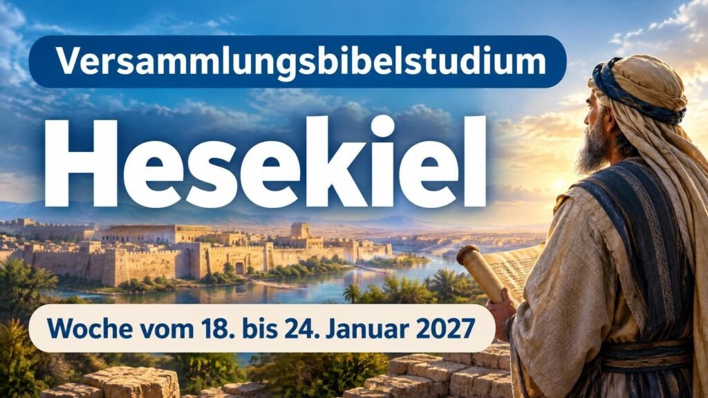Versammlungsbibelstudium für die Woche vom 18. bis 24. Januar 2027