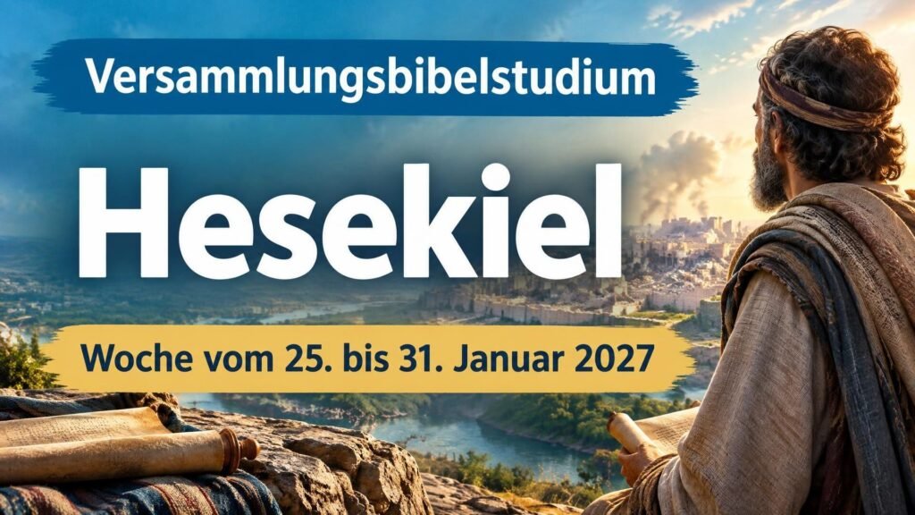 Versammlungsbibelstudium für die Woche vom 25. bis 31. Januar 2027