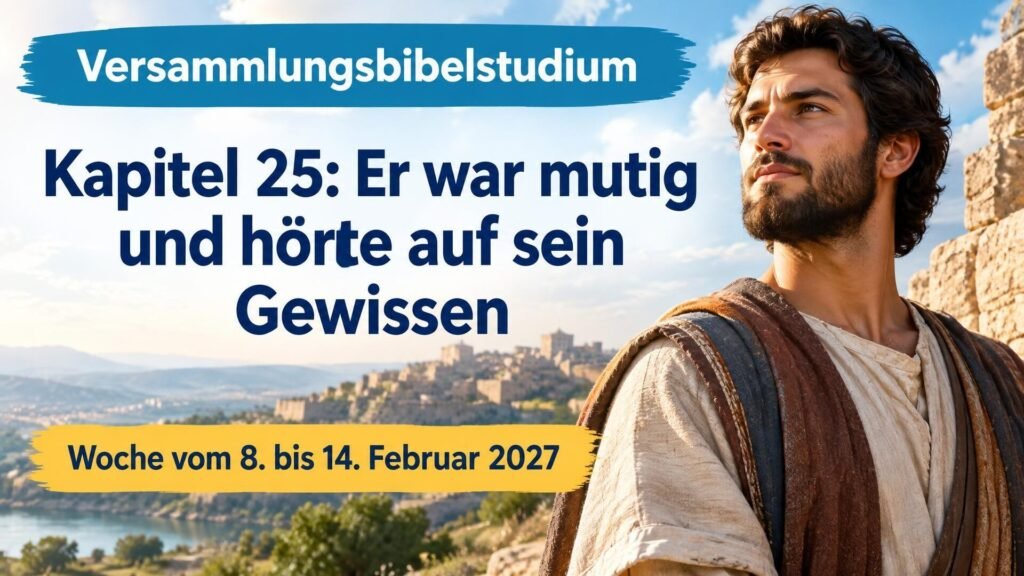 Versammlungsbibelstudium für die Woche vom 8. bis 14. Februar 2027 Versammlungsbibelstudium für die Woche vom 8. bis 14. Februar 2027