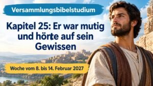 Versammlungsbibelstudium für die Woche vom 8. bis 14. Februar 2027