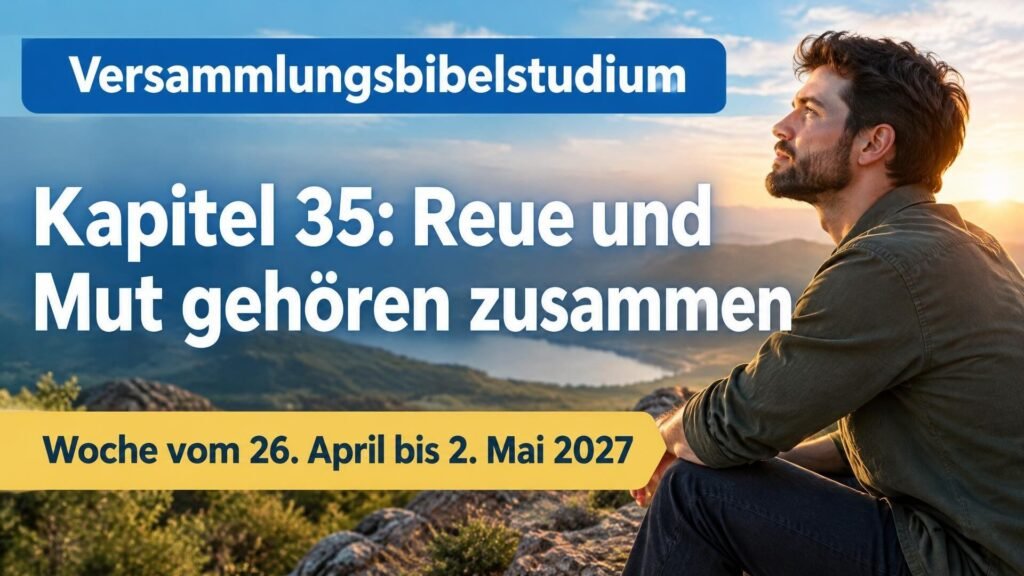 Versammlungsbibelstudium für die Woche vom 26. April bis 2. Mai 2027 Versammlungsbibelstudium für die Woche vom 26. April bis 2. Mai 2027
