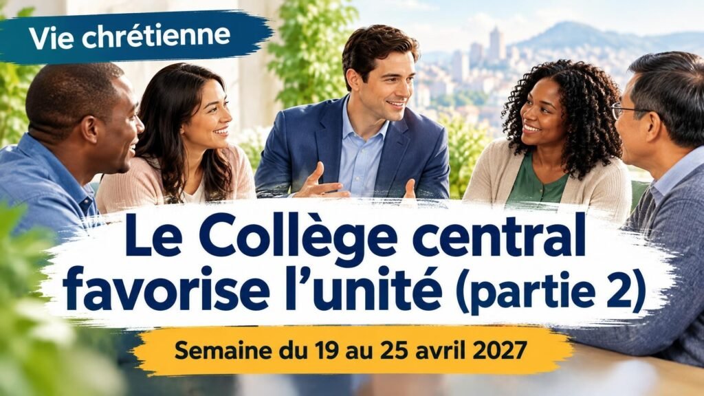Vie chrétienne pour la semaine du 19 au 25 avril 2027