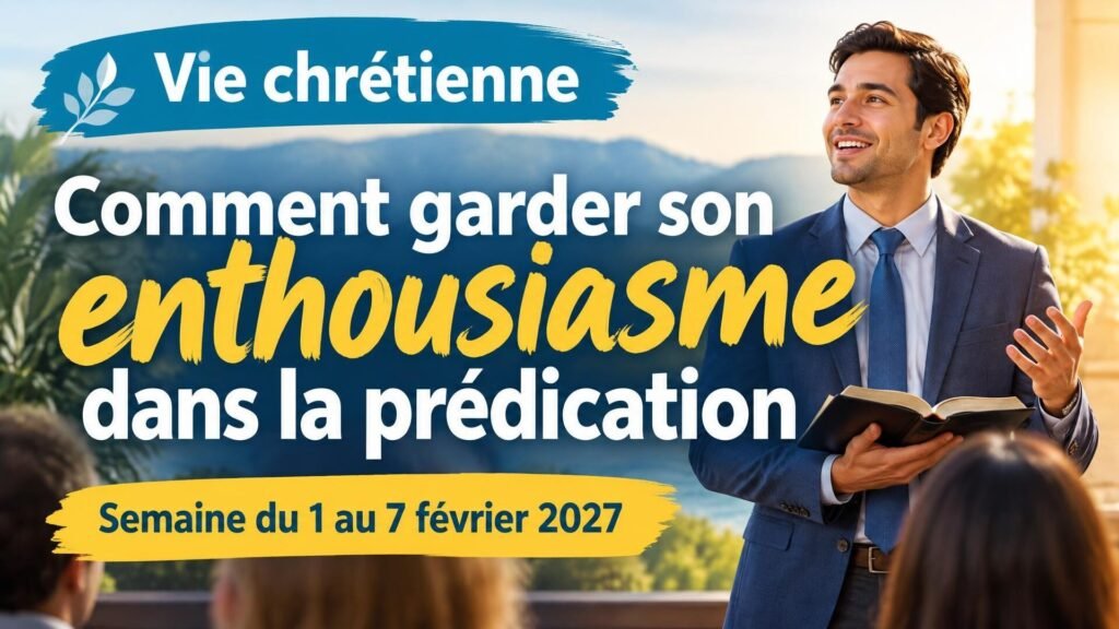 Vie chrétienne pour la semaine du 1er au 7 février 2027 Vie chrétienne pour la semaine du 1er au 7 février 2027