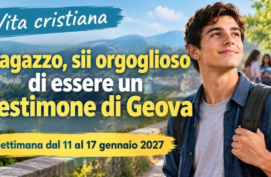 Vita cristiana per la settimana dall’11 al 17 gennaio 2027