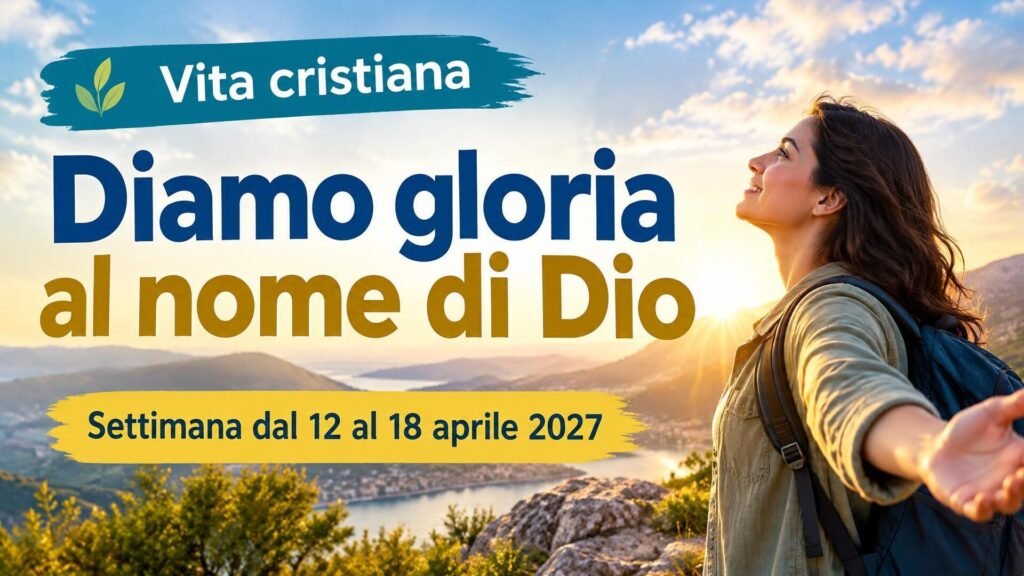 Vita cristiana per la settimana dal 12 al 18 aprile 2027 Vita cristiana per la settimana dal 12 al 18 aprile 2027