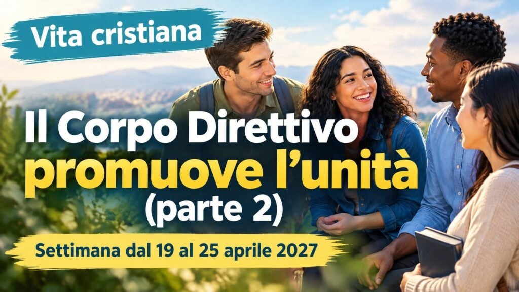Vita cristiana per la settimana dal 19 al 25 aprile 2027