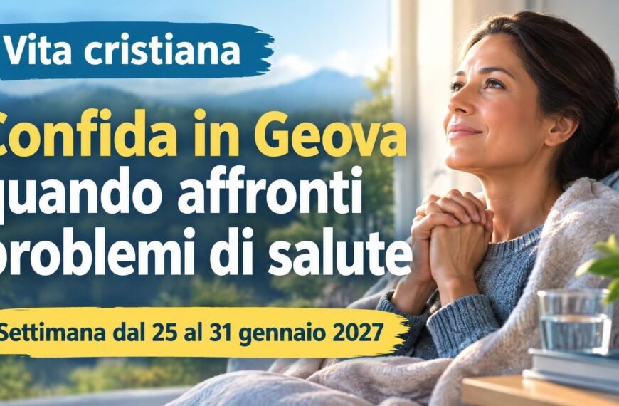 Vita cristiana per la settimana dal 25 al 31 gennaio 2027