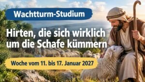 Wachtturm-Studium für die Woche vom 11. bis 17. Januar 2027
