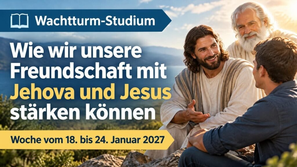Wachtturm-Studium für die Woche vom 18. bis 24. Januar 2027 Wachtturm-Studium für die Woche vom 18. bis 24. Januar 2027