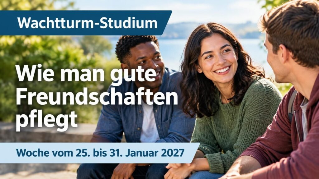 Wachtturm-Studium für die Woche vom 25. bis 31. Januar 2027