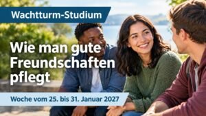 Wachtturm-Studium für die Woche vom 25. bis 31. Januar 2027