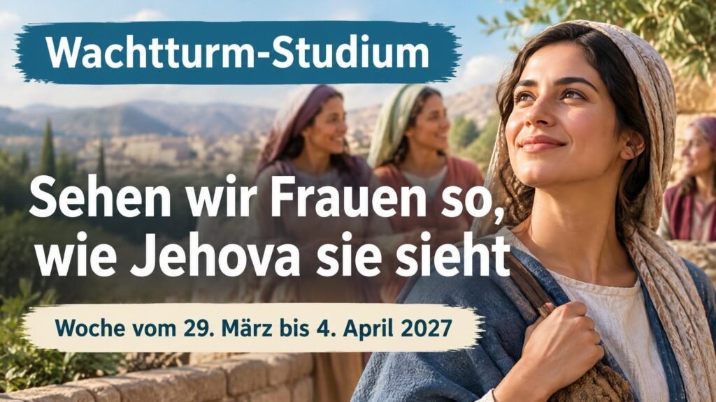 Wachtturm-Studium für die Woche vom 29. März bis 4. April 2027 Wachtturm-Studium für die Woche vom 29. März bis 4. April 2027