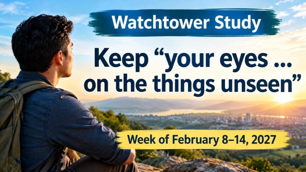 Watchtower Study for the week of February 8-14, 2027 Watchtower Study for the week of February 8-14, 2027