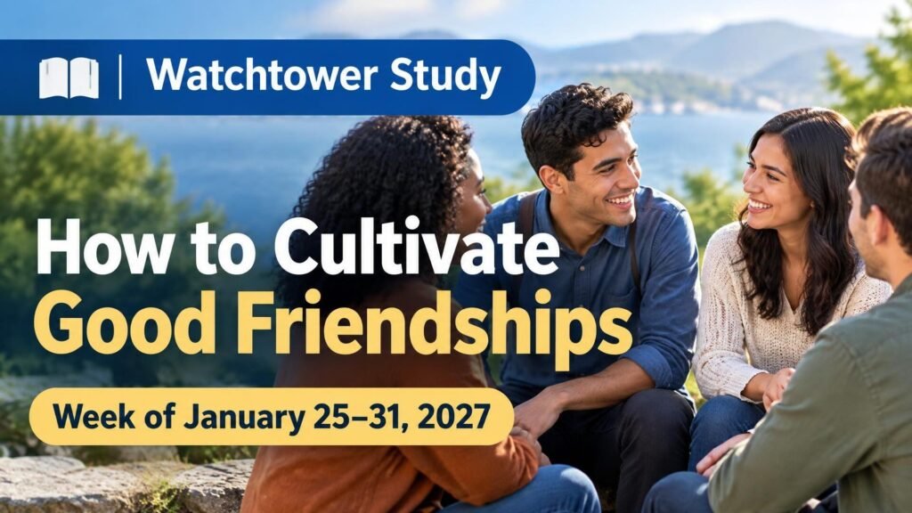 Watchtower Study for the Week of January 25-31, 2027