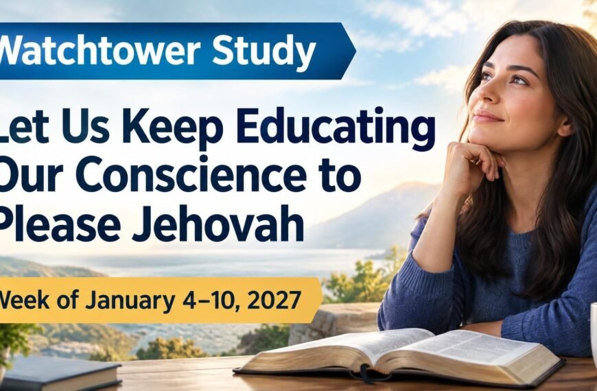Watchtower Study for the Week of January 4-10, 2027